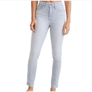MADEWELL 10” High-Rise Skinny Jeans Light Wash Size 26